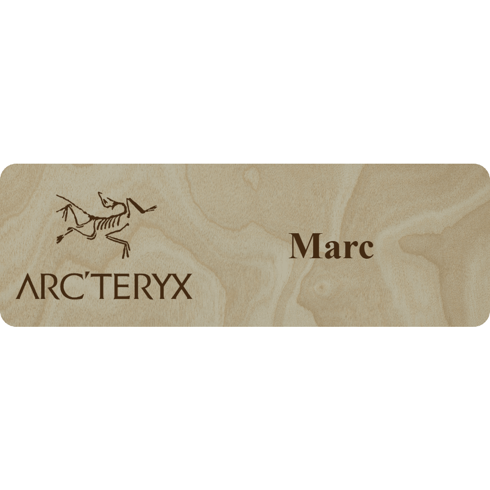 Arc'teryx Name Tag - 1 Line - Customer's Product with price 6.25 ID 5RIZfLoaJVzSnaQVKAjZpY3Z