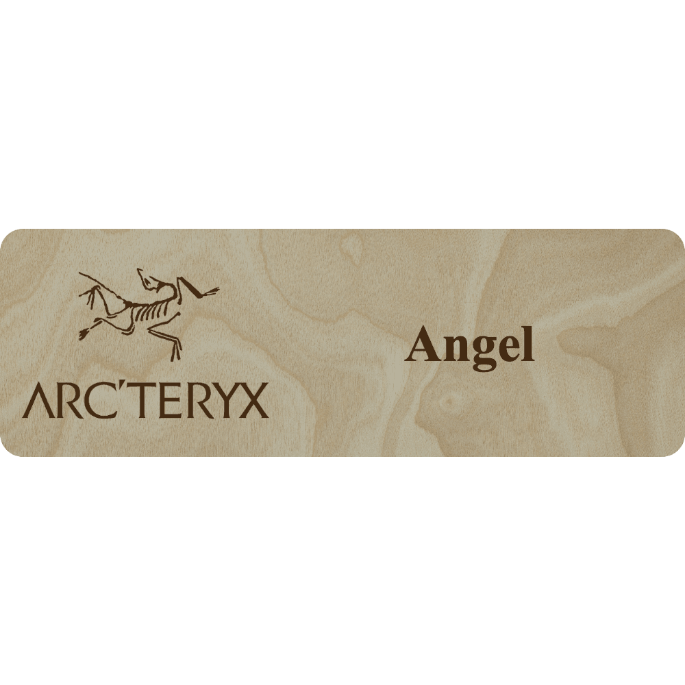 Arc'teryx Name Tag - 1 Line - Customer's Product with price 6.25 ID U3B9C-aaPdbtnKzIb8Bx-Ko_
