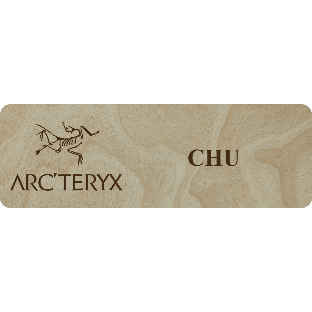 Arc'teryx Name Tag - 1 Line - Customer's Product with price 6.25 ID q1Pn48HL9g9zxDMiUC8WHMVk
