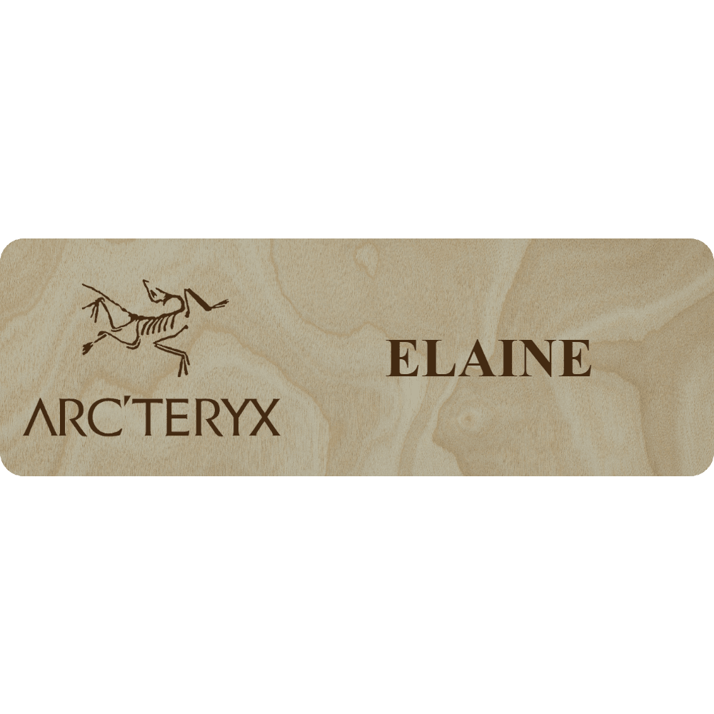 Arc'teryx Name Tag - 1 Line - Customer's Product with price 5.25 ID slsQN50M44Ej582a7WnwMjWa