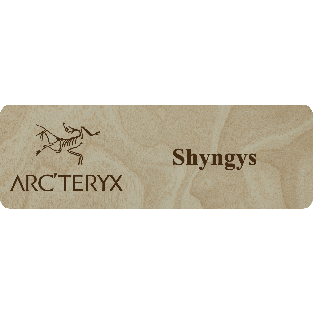 Arc'teryx Name Tag - 1 Line - Customer's Product with price 5.25 ID G4T7zq7AKpX6COKRyFCu1HCp
