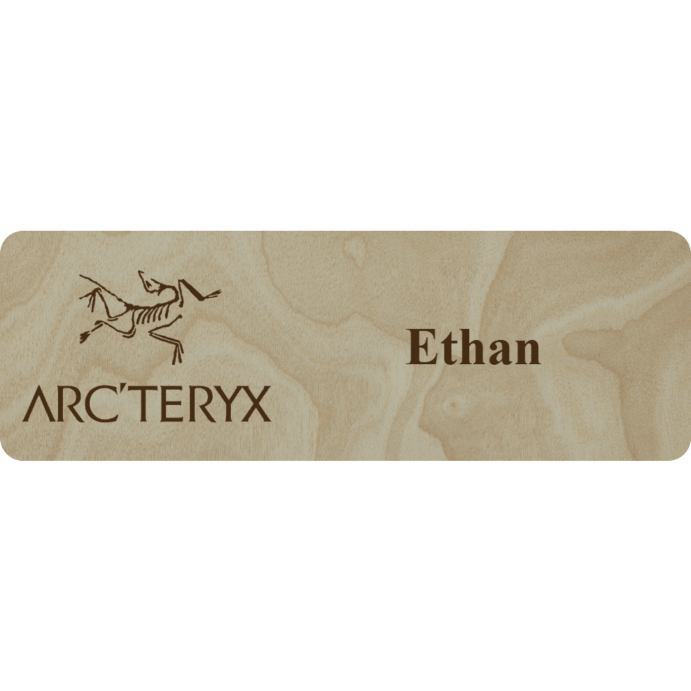 Arc'teryx Name Tag - 1 Line - Customer's Product with price 6.25 ID foxVHTMBYitEAZRYXlzhY7jn