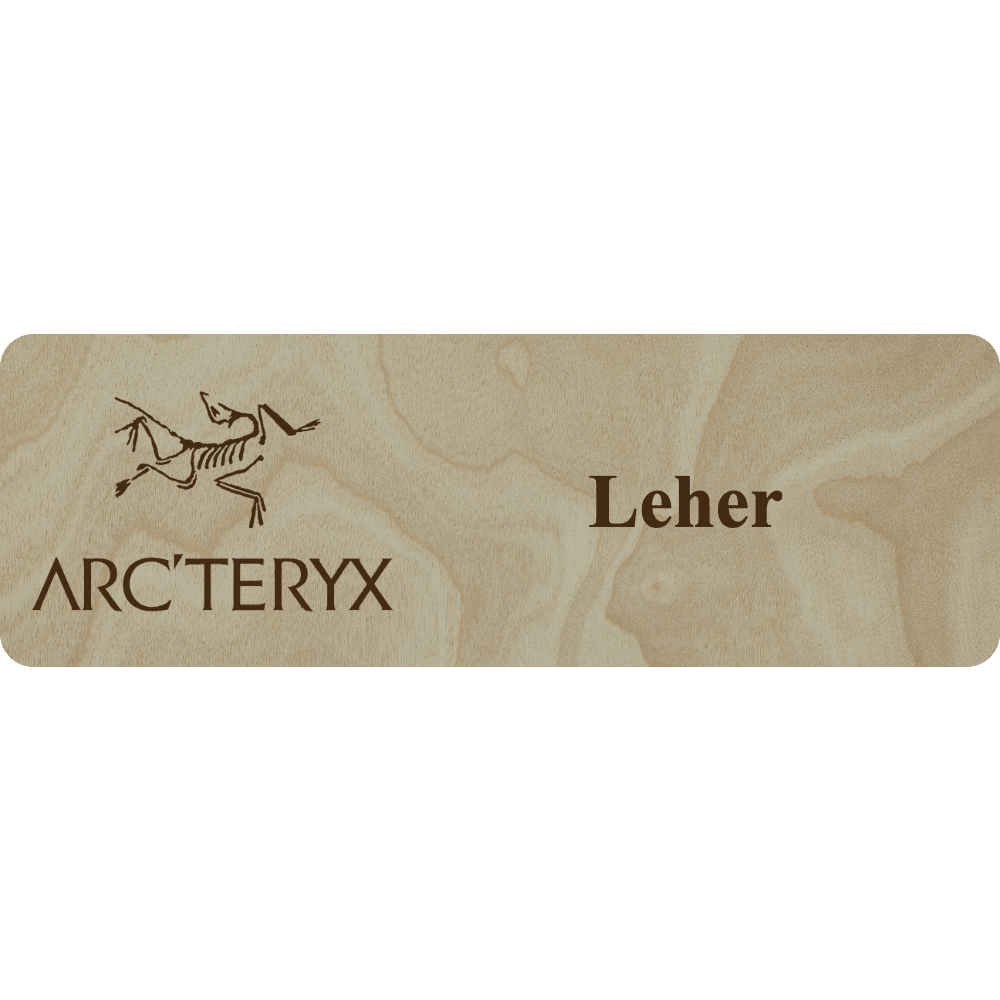 Arc'teryx Name Tag - 1 Line - Customer's Product with price 6.25 ID p_oAx6GKQQ6bsn8MhrCxzQ7v