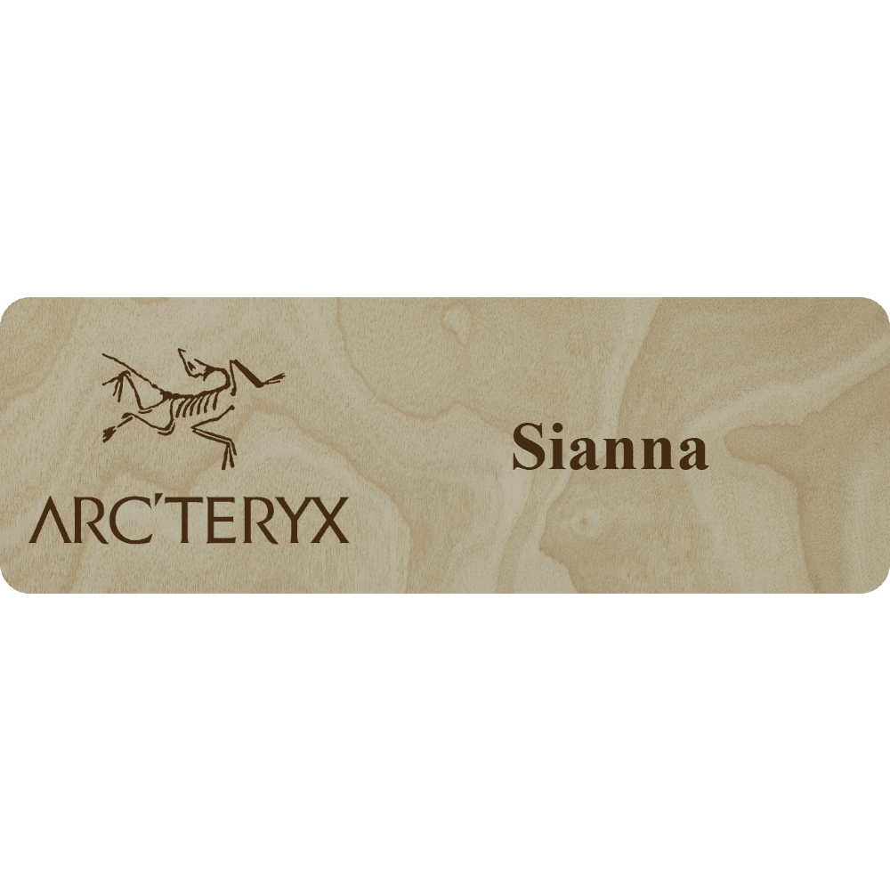 Arc'teryx Name Tag - 1 Line - Customer's Product with price 5.25 ID EUhkDXO5Rr4Fye1Q-_3vqngV