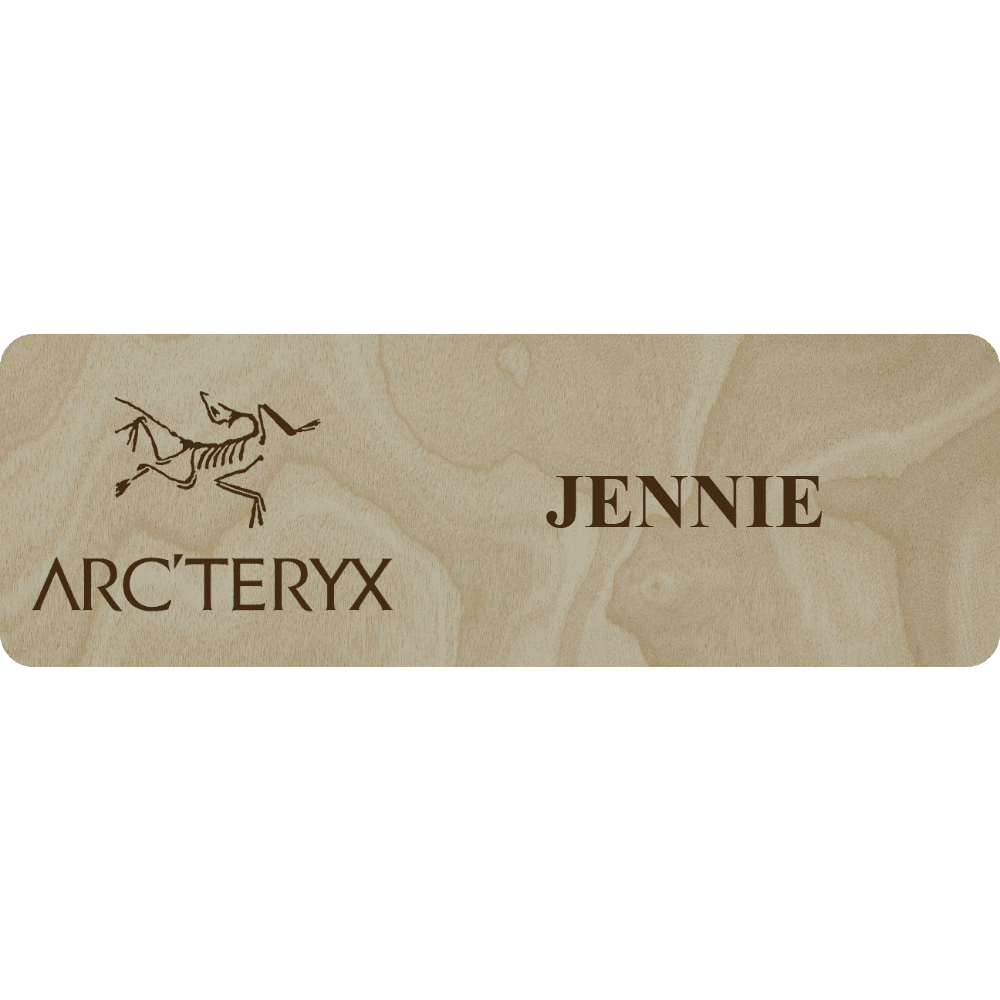 Arc'teryx Name Tag - 1 Line - Customer's Product with price 6.25 ID Yphyaj1_LvEvADBdmAA7DIqO