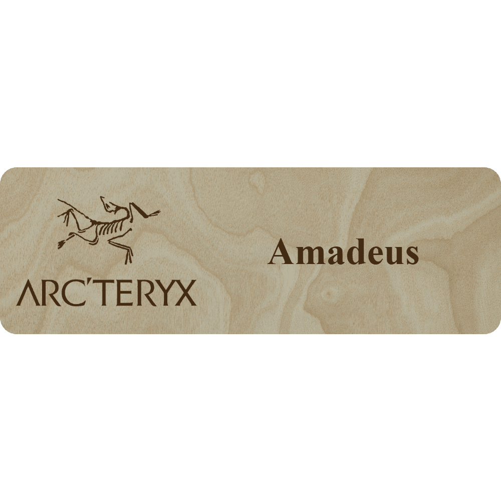 Arc'teryx Name Tag - 1 Line - Customer's Product with price 6.25 ID MeRNHmY5eXjs5ZAaeB8cC6gX
