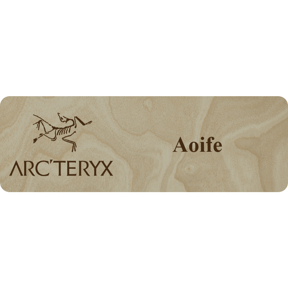 Arc'teryx Name Tag - 1 Line - Customer's Product with price 6.25 ID vErwLdmi4JCL-DtD3VsxlYtB