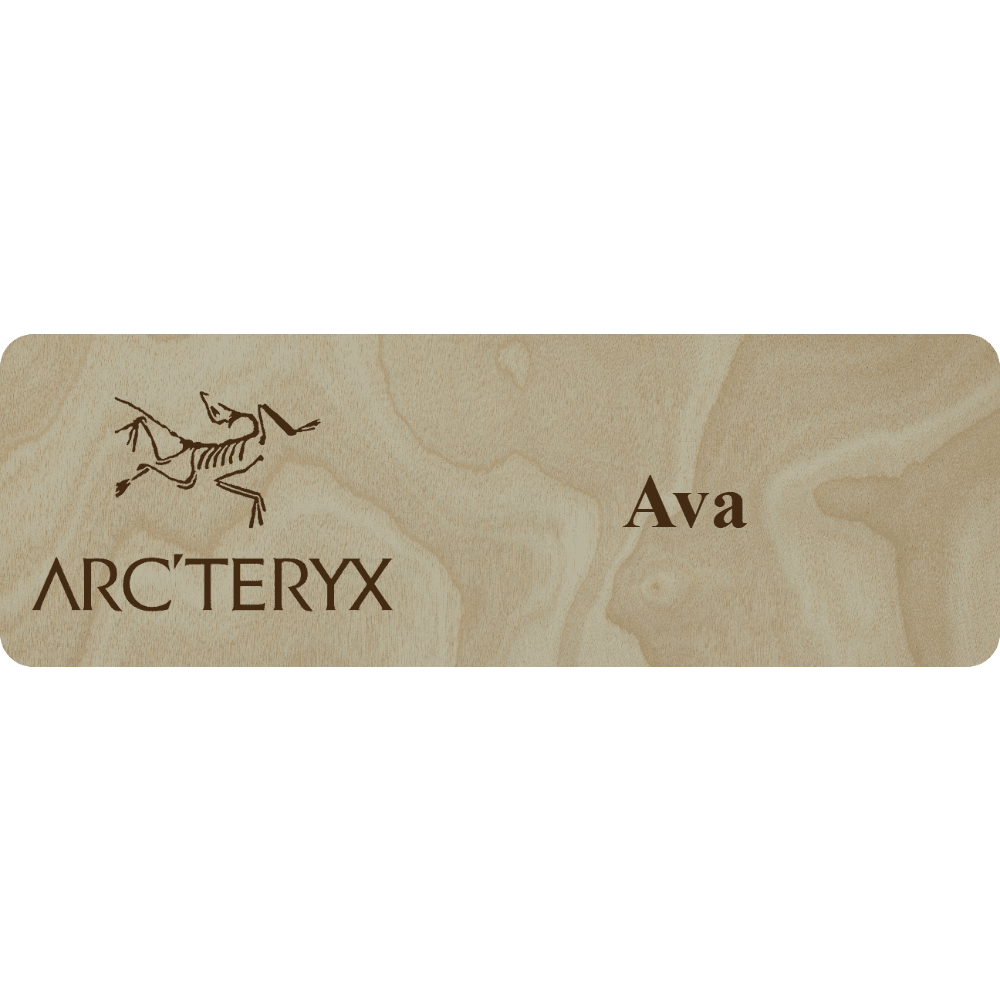 Arc'teryx Name Tag - 1 Line - Customer's Product with price 6.25 ID k0p-rDvuiHxumhYdHvRgojeD