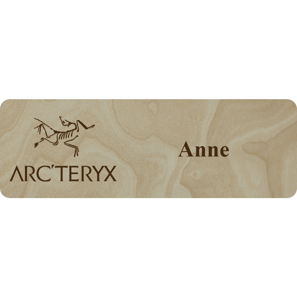 Arc'teryx Name Tag - 1 Line - Customer's Product with price 6.25 ID Qp31vxcawAekHOADvViX2T2U