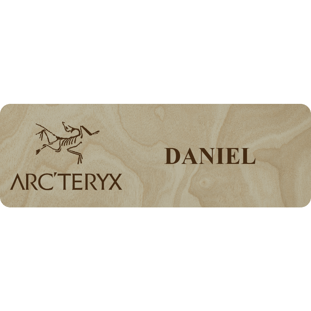 Arc'teryx Name Tag - 1 Line - Customer's Product with price 6.25 ID giQLMJ1_SFibiYBBmo7DI57H