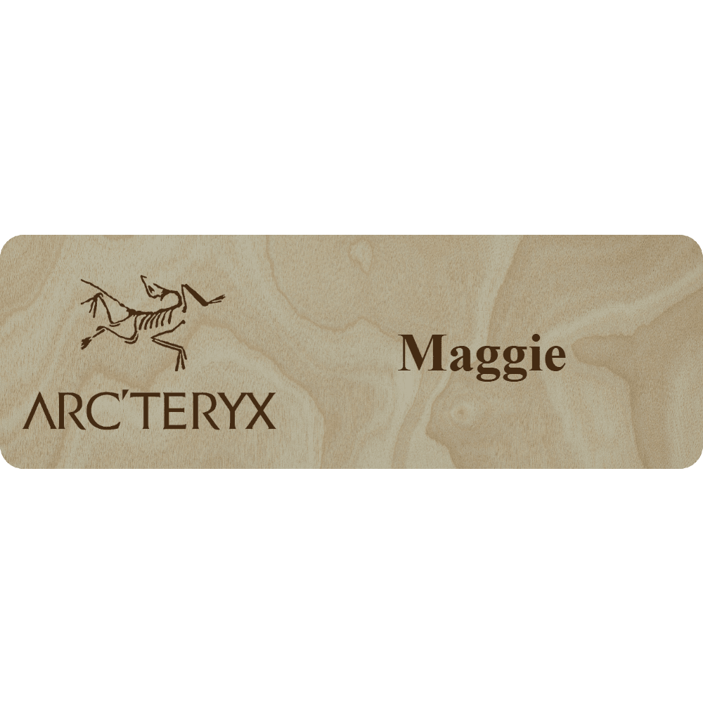 Arc'teryx Name Tag - 1 Line - Customer's Product with price 6.25 ID PX9bFaD9zRXtFPheFGLAHMpO