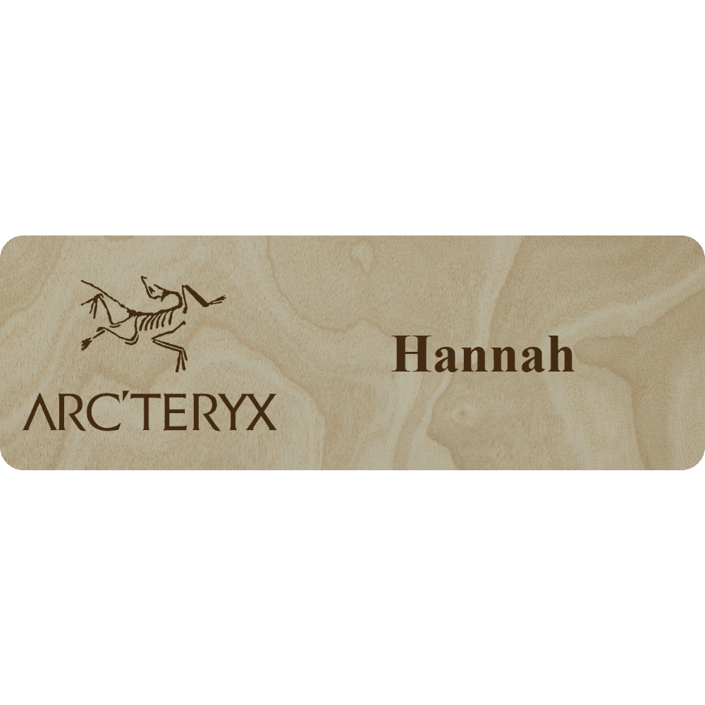 Arc'teryx Name Tag - 1 Line - Customer's Product with price 5.25 ID ldSNTOZc7NYZyqi1t8t9diXC