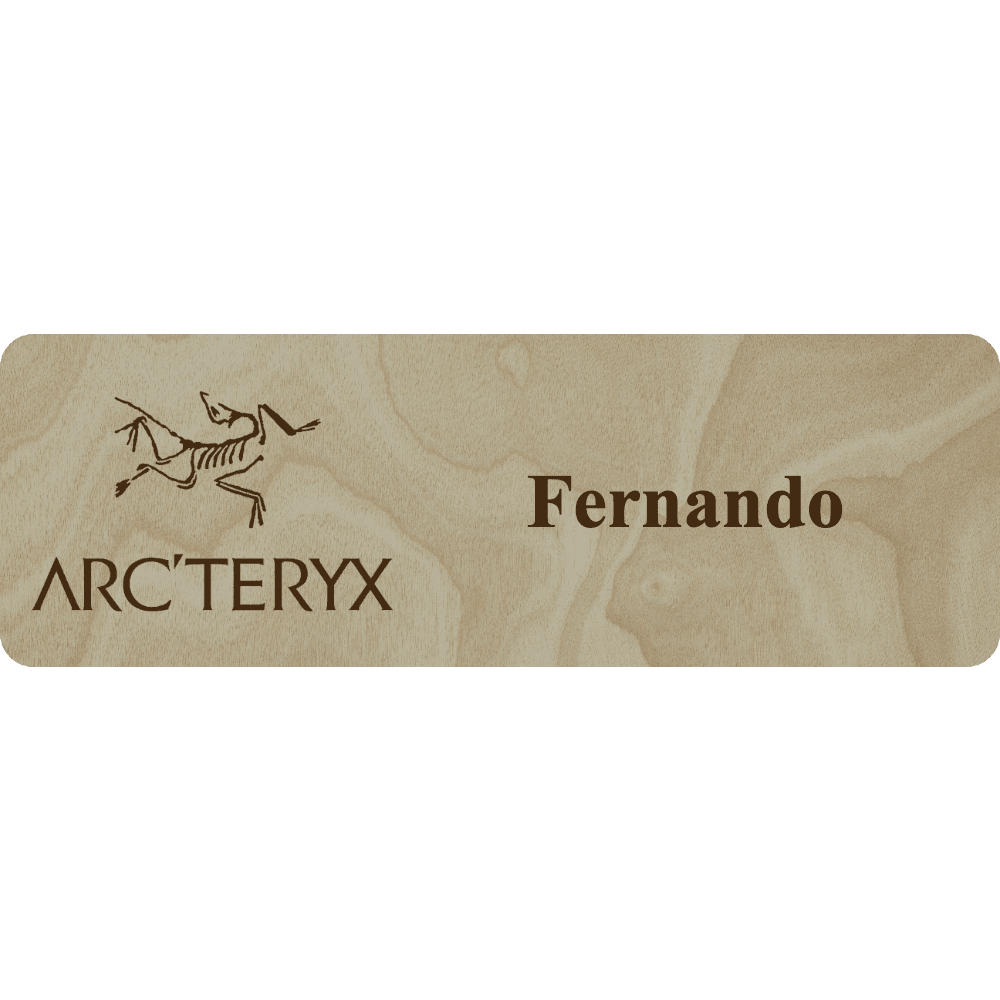 Arc'teryx Name Tag - 1 Line - Customer's Product with price 6.25 ID c4feYpBoRP6QxM5lWA11fxD1