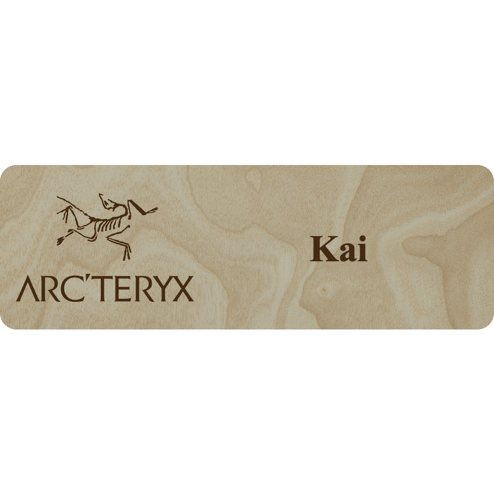 Arc'teryx Name Tag - 1 Line - Customer's Product with price 6.25 ID RVNf8GaXY-ZdslDUoAwdwDVD