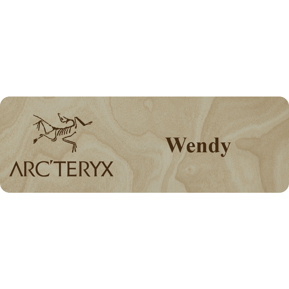 Arc'teryx Name Tag - 1 Line - Customer's Product with price 6.25 ID IQQObgccb61uiwXni3KzLSX5