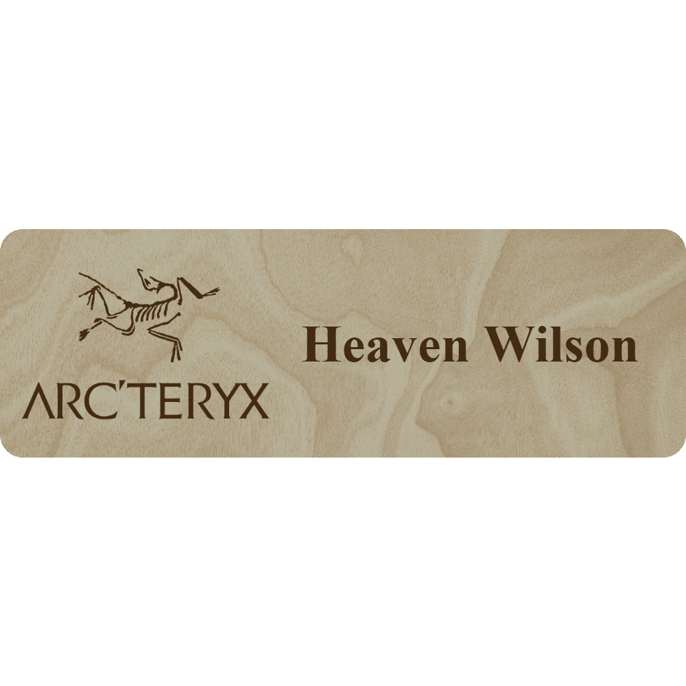 Arc'teryx Name Tag - 1 Line - Customer's Product with price 6.25 ID TJiQSdfCkq2j84UdoH0ht5dB