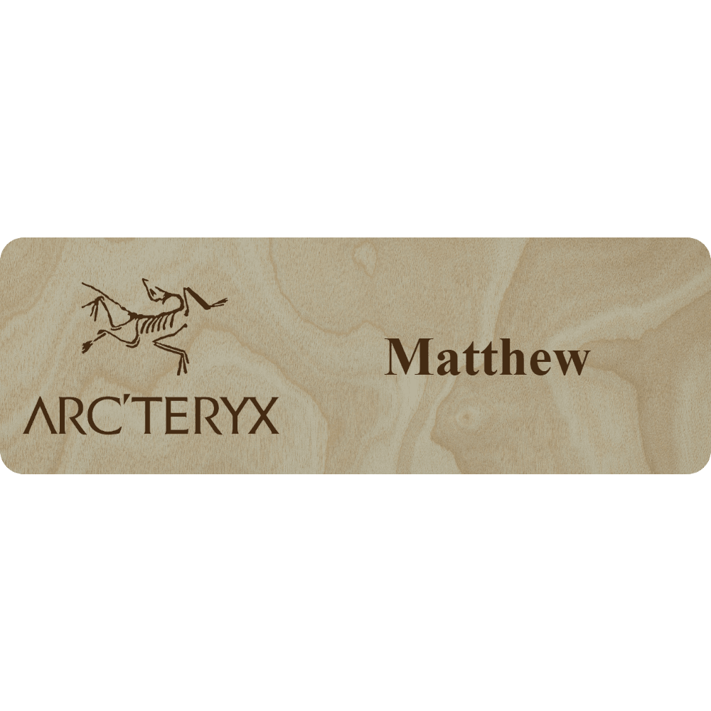 Arc'teryx Name Tag - 1 Line - Customer's Product with price 6.25 ID x059x2RAoA45M5520hV_WDJY