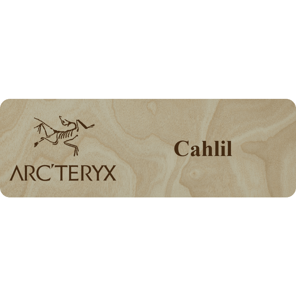 Arc'teryx Name Tag - 1 Line - Customer's Product with price 6.25 ID 9tIPIqgmYvReNUy1Mrn6A0DE