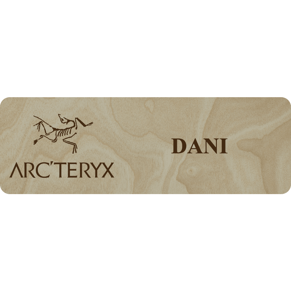 Arc'teryx Name Tag - 1 Line - Customer's Product with price 6.25 ID ZRkV9Y9wH_Dk2XRw9ZsRHKIM