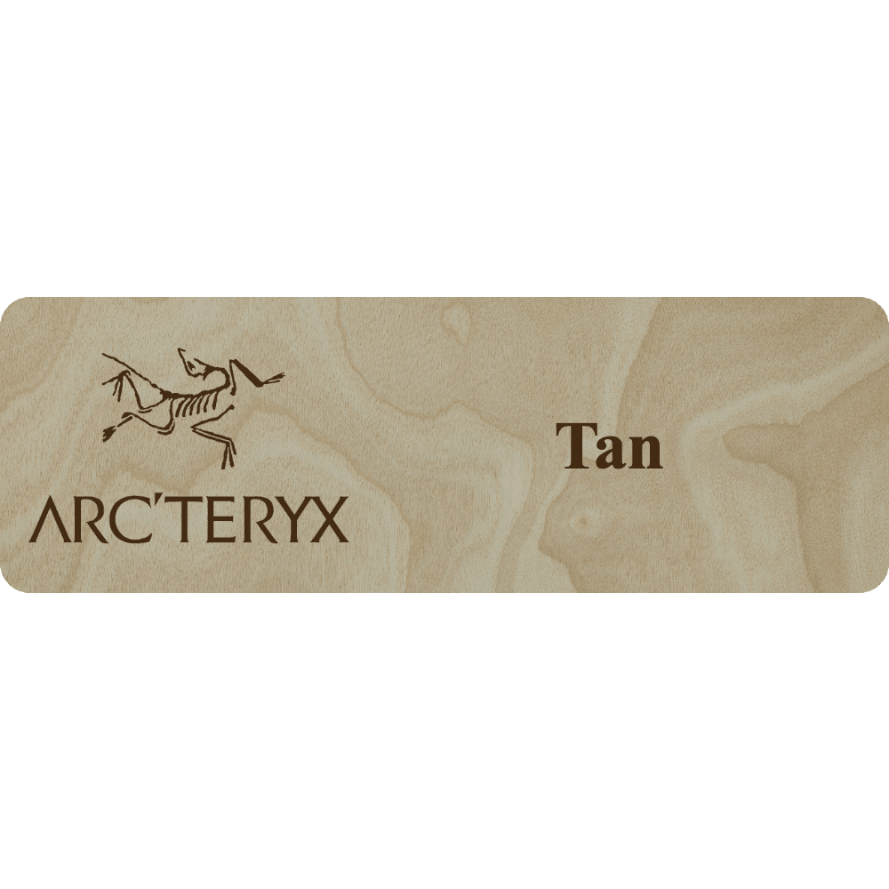 Arc'teryx Name Tag - 1 Line - Customer's Product with price 6.25 ID uasPcINDyA7r_M6kfwVMV9OK