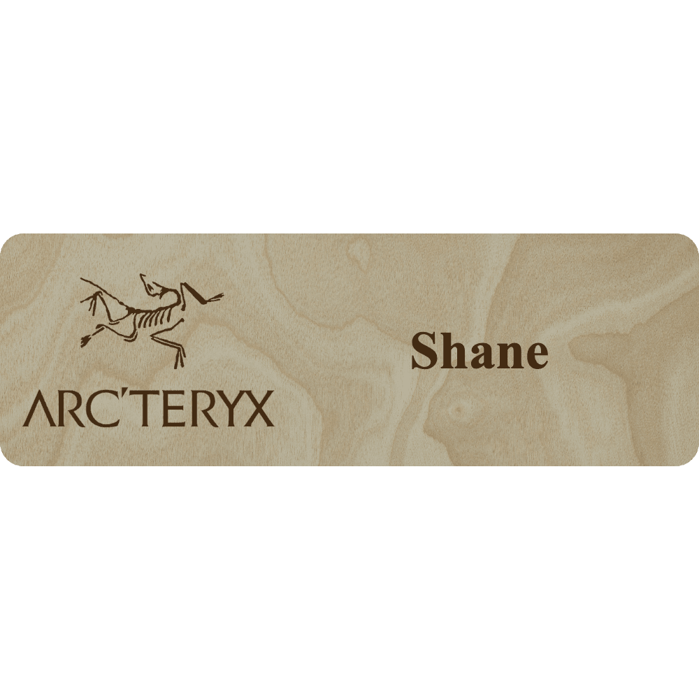 Arc'teryx Name Tag - 1 Line - Customer's Product with price 6.25 ID pynSOpcvVr-u9cJonjkmzzof