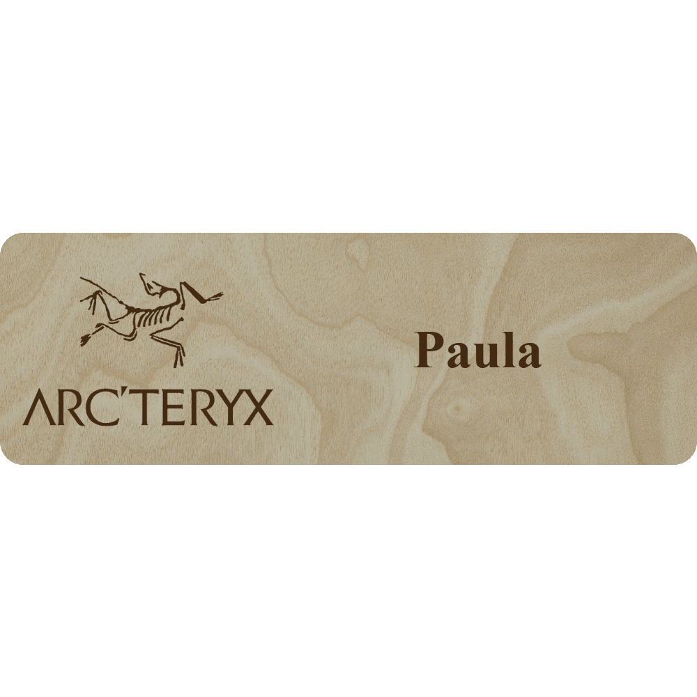 Arc'teryx Name Tag - 1 Line - Customer's Product with price 6.25 ID VrbQbeT0bJsJudg2MnNBk9-I
