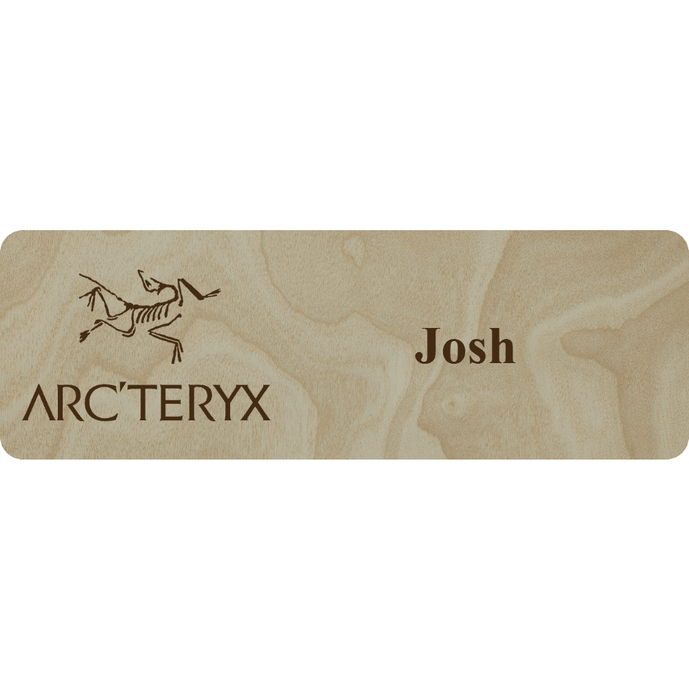 Arc'teryx Name Tag - 1 Line - Customer's Product with price 6.25 ID jIYv9dMk6OcSxAwexRYWCRyx