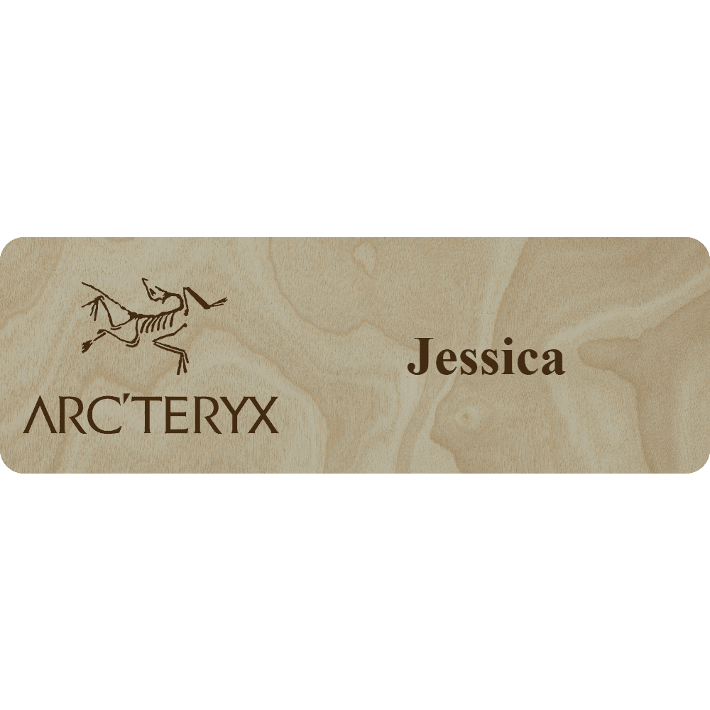Arc'teryx Name Tag - 1 Line - Customer's Product with price 6.25 ID lt8z6nTv0uMoa3atARKvEeql