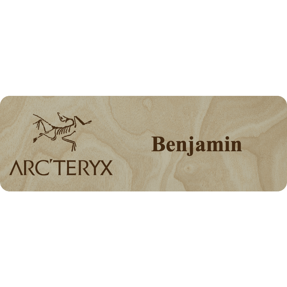 Arc'teryx Name Tag - 1 Line - Customer's Product with price 6.25 ID YKRJ4HOGzRxT9pFZT_tDVJfN