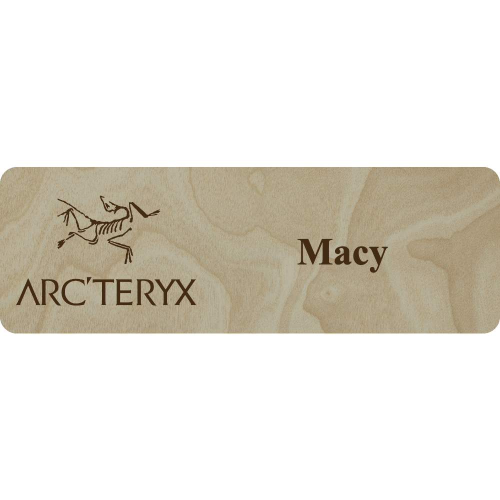 Arc'teryx Name Tag - 1 Line - Customer's Product with price 5.25 ID 5QPNFGWxLkyQ_ndc73pmHzWd