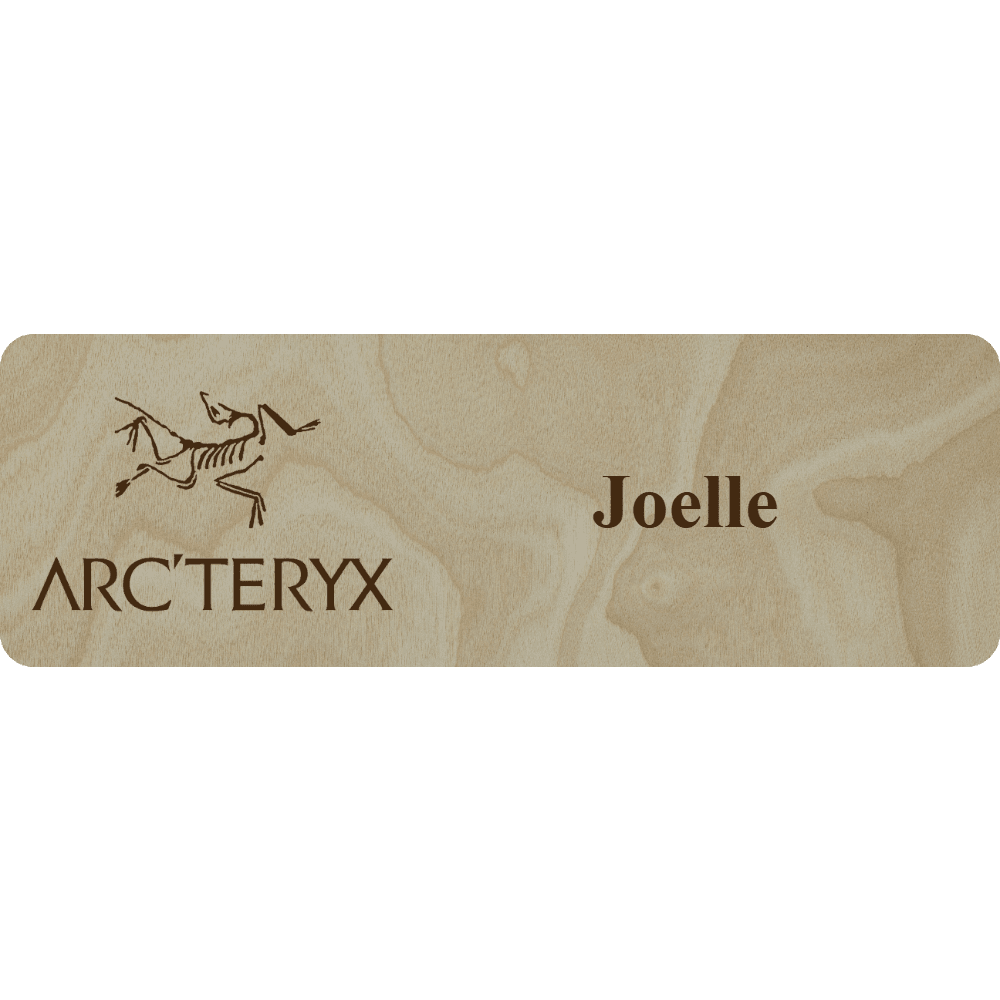 Arc'teryx Name Tag - 1 Line - Customer's Product with price 6.25 ID VTWGcBxuCSOnQl15eANZaecF