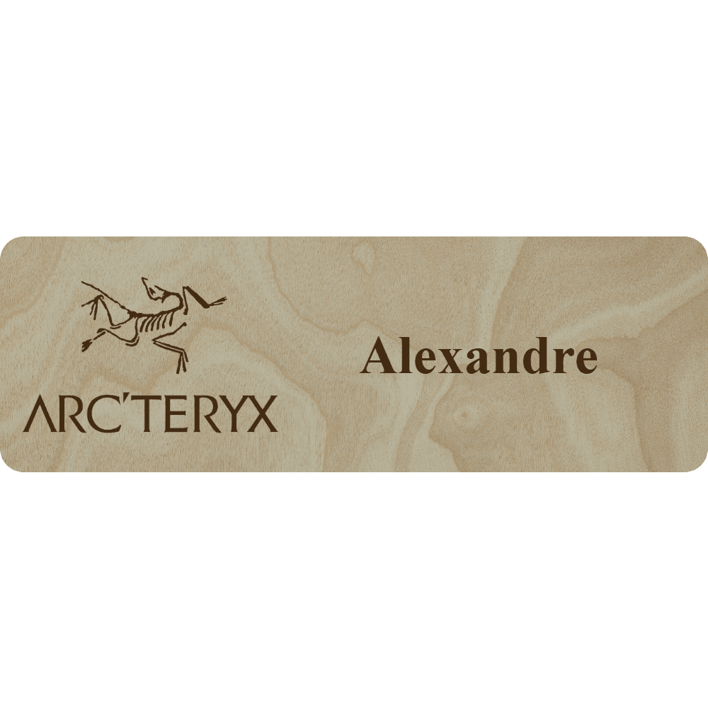Arc'teryx Name Tag - 1 Line - Customer's Product with price 6.25 ID _lmnDfhqZIY-n5bpn5bXacRT