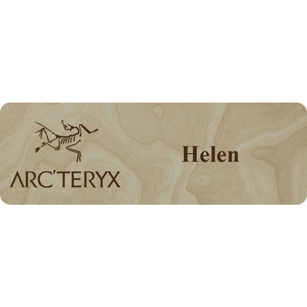 Arc'teryx Name Tag - 1 Line - Customer's Product with price 6.25 ID cpXIP7JtbGFzl1SILP9UDWzs