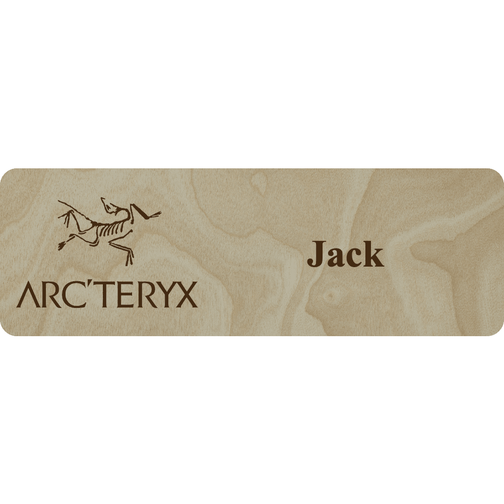 Arc'teryx Name Tag - 1 Line - Customer's Product with price 6.25 ID 2230r5qtYO87LNEQZvob35yZ