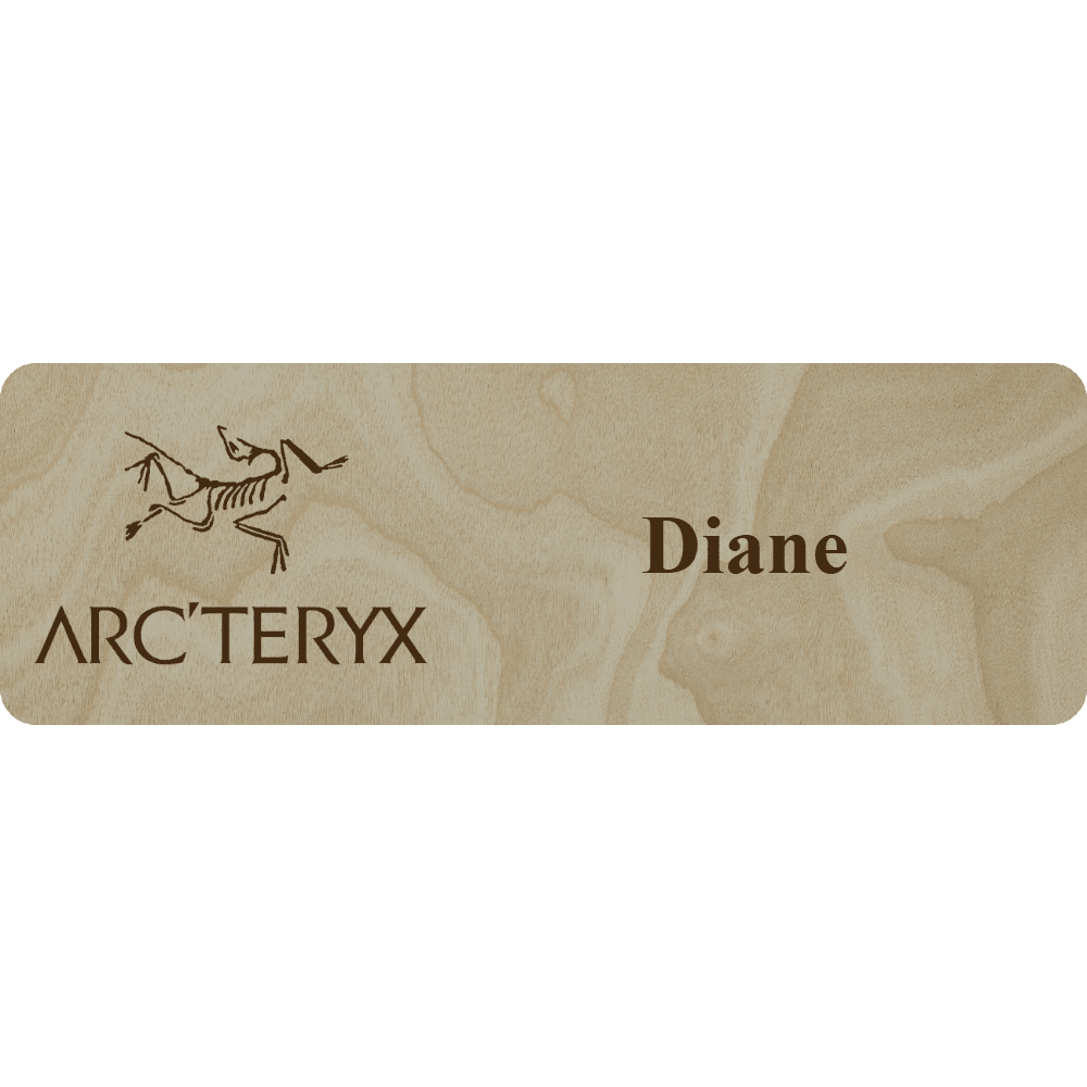 Arc'teryx Name Tag - 1 Line - Customer's Product with price 6.25 ID ferr5e0NlMejAekJqVZqnXp3