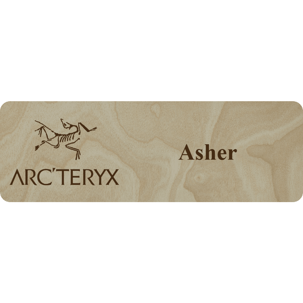 Arc'teryx Name Tag - 1 Line - Customer's Product with price 6.25 ID qjWhdDjfCfL0ugaLCRSvlboq