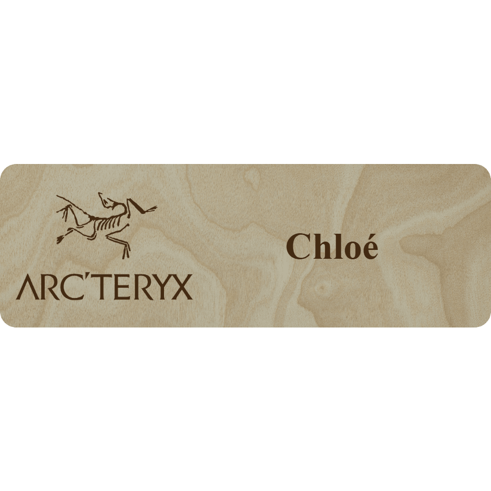 Arc'teryx Name Tag - 1 Line - Customer's Product with price 6.25 ID vNqppiQ25jplfy30GdHPpENr