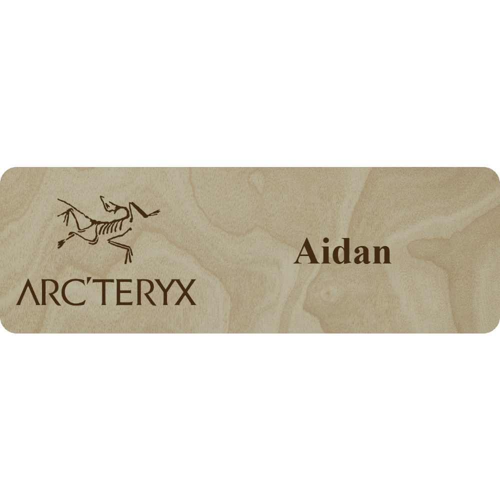 Arc'teryx Name Tag - 1 Line - Customer's Product with price 6.25 ID YM874638wa0qNEENFm5aOAkG