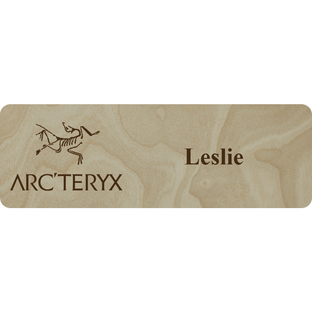 Arc'teryx Name Tag - 1 Line - Customer's Product with price 6.25 ID 9vegnYs5FKQdddBVArsrQIOO