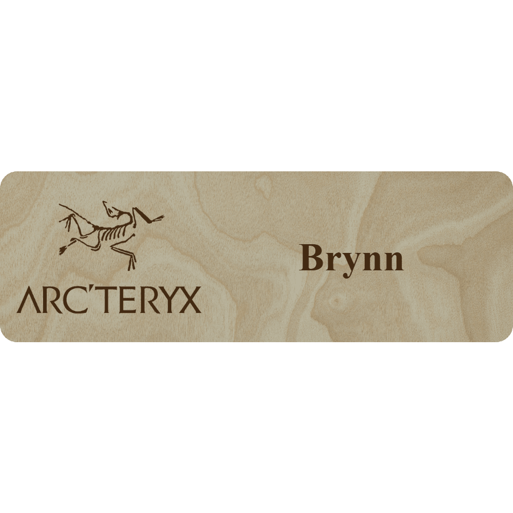 Arc'teryx Name Tag - 1 Line - Customer's Product with price 6.25 ID VbgM4CU0WyPaGdekdjqs_c7P