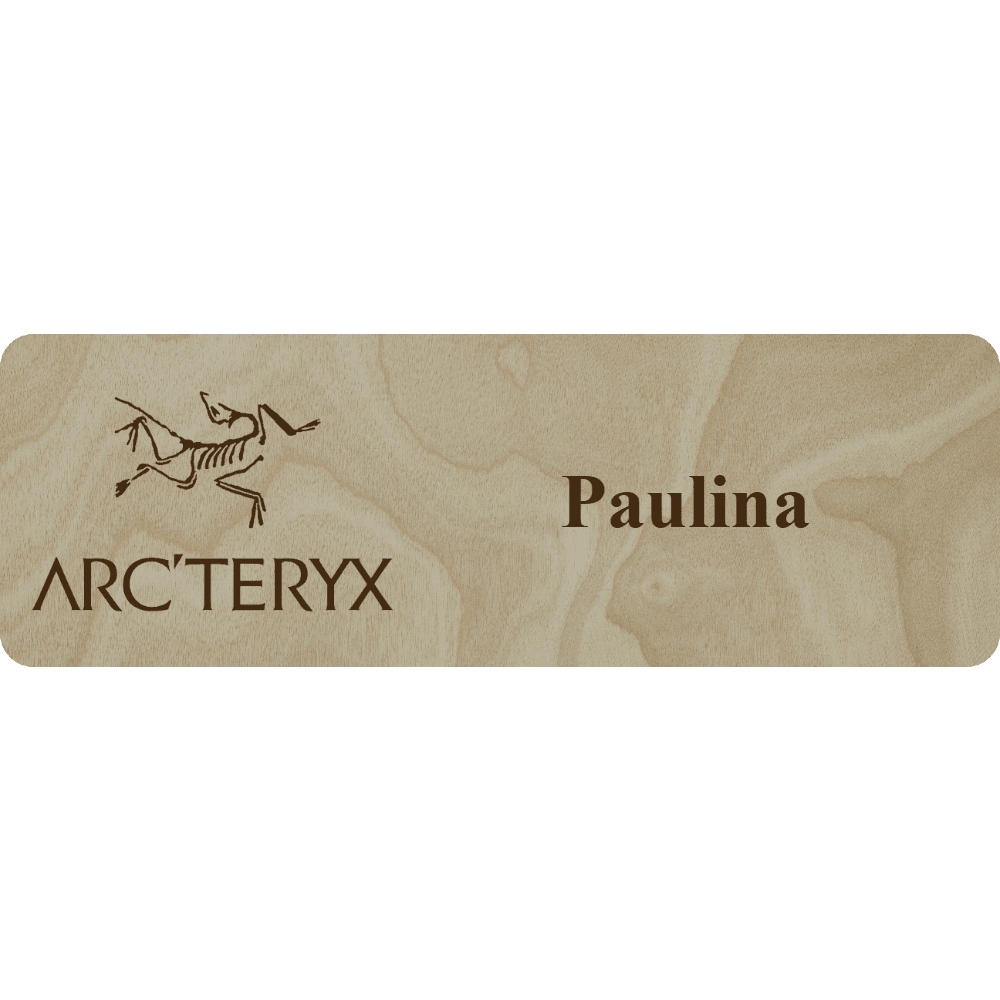 Arc'teryx Name Tag - 1 Line - Customer's Product with price 6.25 ID vcYl92N85R_C34wcn5P_agk-