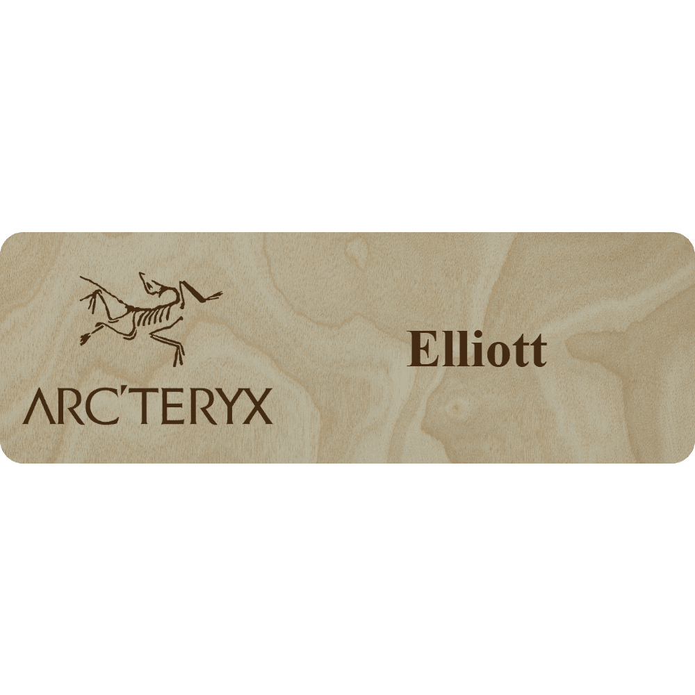 Arc'teryx Name Tag - 1 Line - Customer's Product with price 6.25 ID Zut26DSBK1A_H1TG45OE8oFp