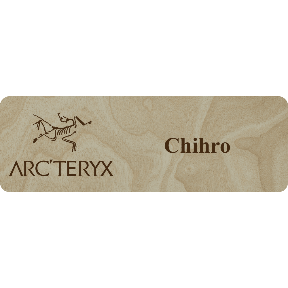 Arc'teryx Name Tag - 1 Line - Customer's Product with price 6.25 ID 5yaBEYVXTFKOTy_XBrW-ExzI