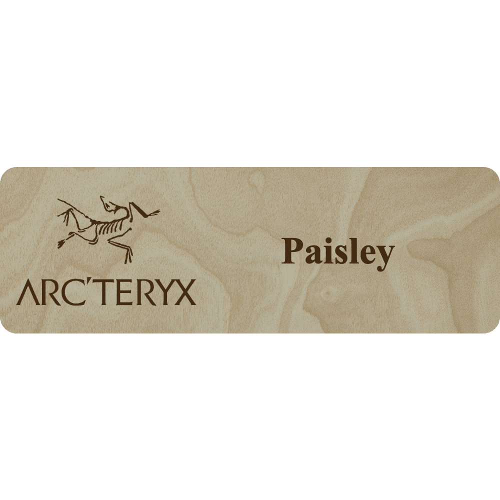 Arc'teryx Name Tag - 1 Line - Customer's Product with price 6.25 ID nf67kRh3ipfvNWPCbj9se03I