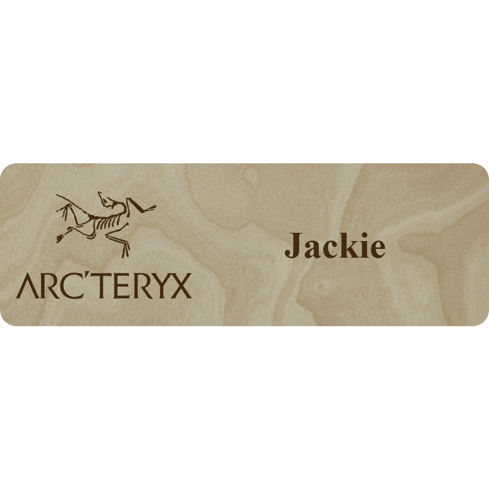 Arc'teryx Name Tag - 1 Line - Customer's Product with price 6.25 ID XGJv1QqmnokKtV3UPZy63MkD