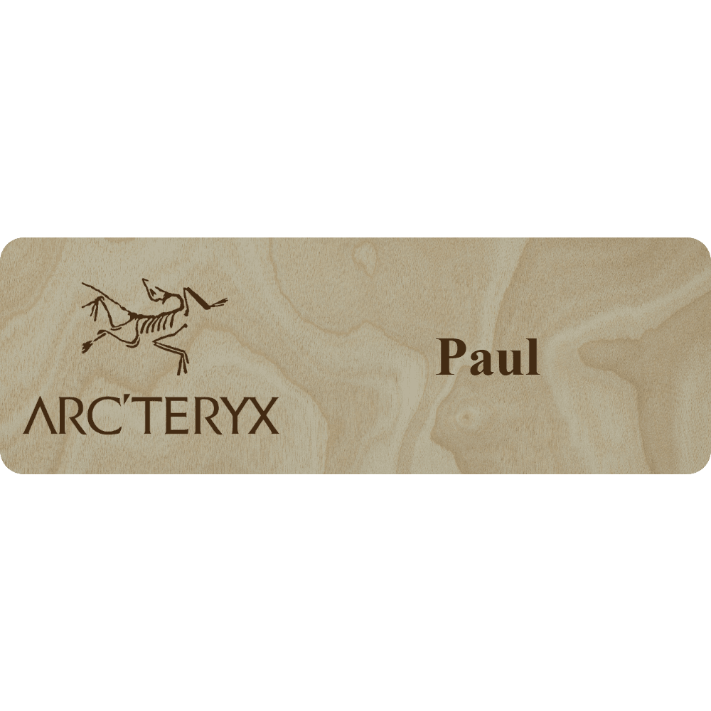 Arc'teryx Name Tag - 1 Line - Customer's Product with price 5.25 ID -9WO6kuOAyhO8mqmawcrldPR