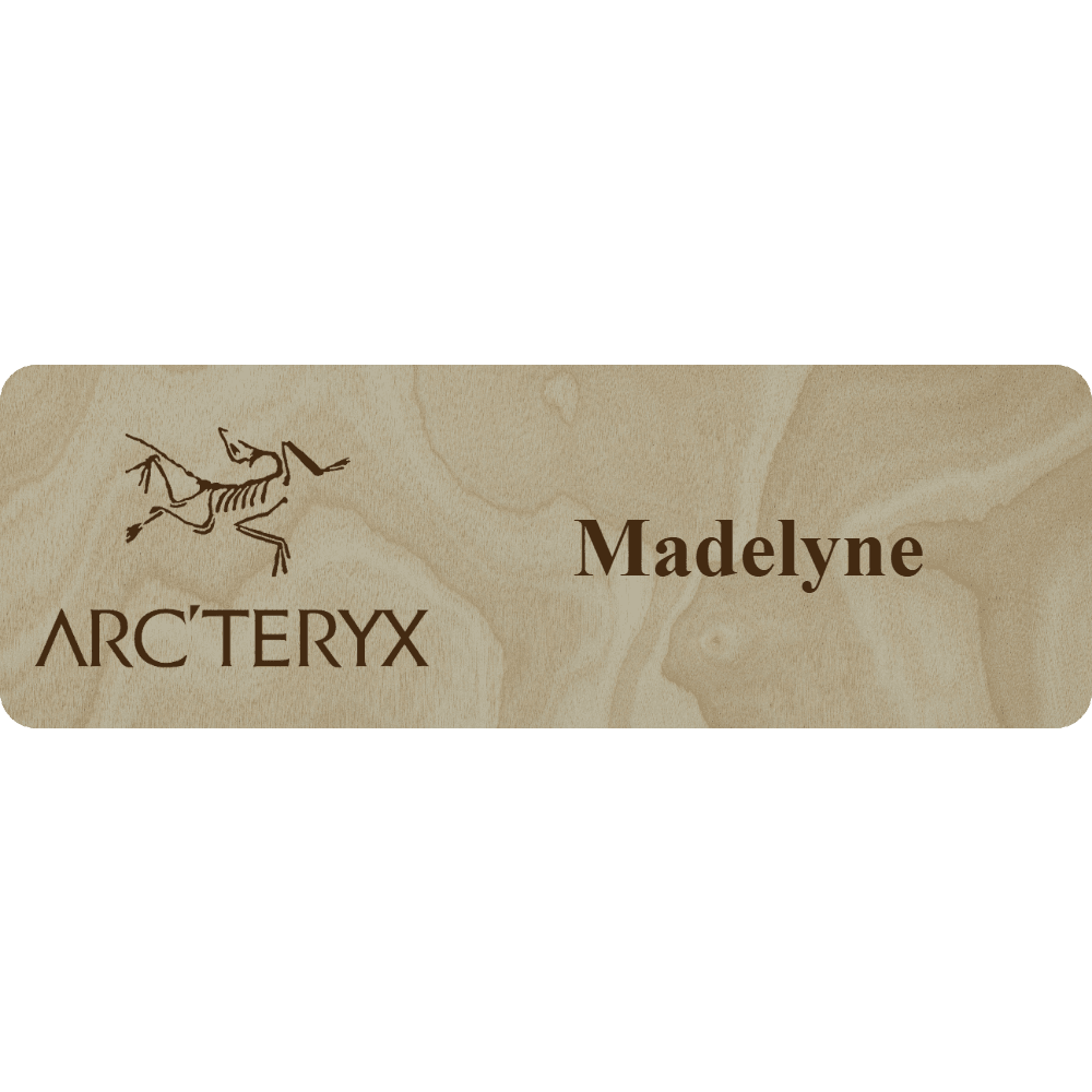 Arc'teryx Name Tag - 1 Line - Customer's Product with price 6.25 ID 0JLBosHQsdoKzQbQMGGdzwXI