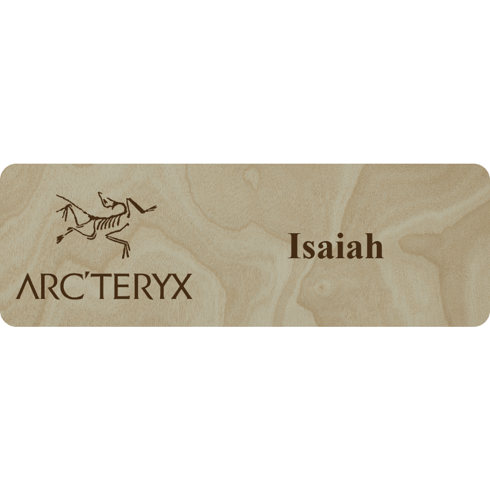 Arc'teryx Name Tag - 1 Line - Customer's Product with price 6.25 ID G3CMhIHBXMjU6wTcKNrS6oMS