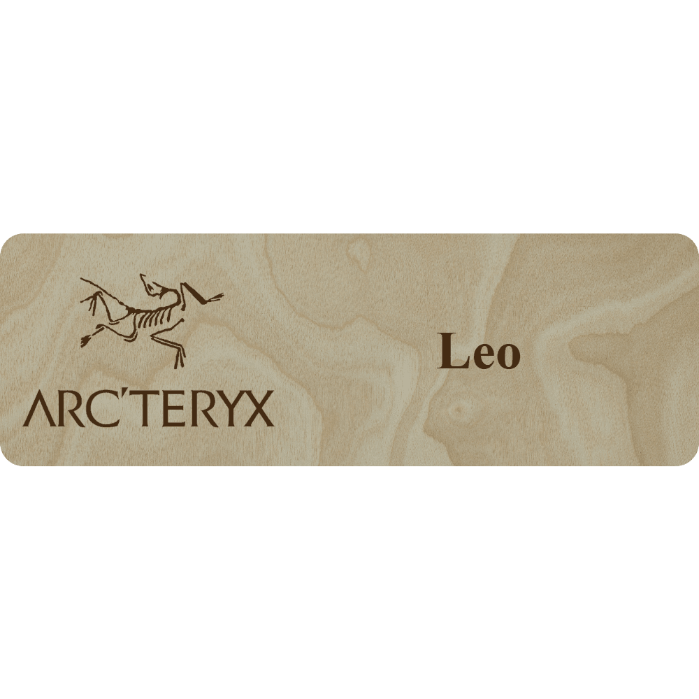 Arc'teryx Name Tag - 1 Line - Customer's Product with price 6.25 ID ttabChtH7EbtTmgQ4p81NxO6
