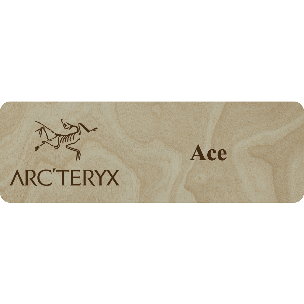 Arc'teryx Name Tag - 1 Line - Customer's Product with price 6.25 ID TsU5M1QhSKtfvnig_7NyrPDZ